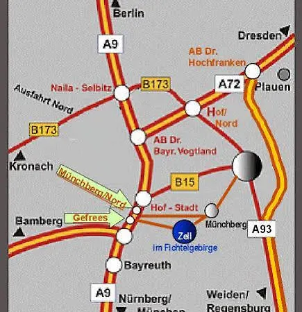 招待所 华德斯坦旅馆 Zell im Fichtelgebirge